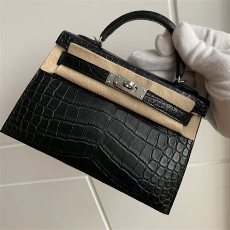 mini birkin bag black